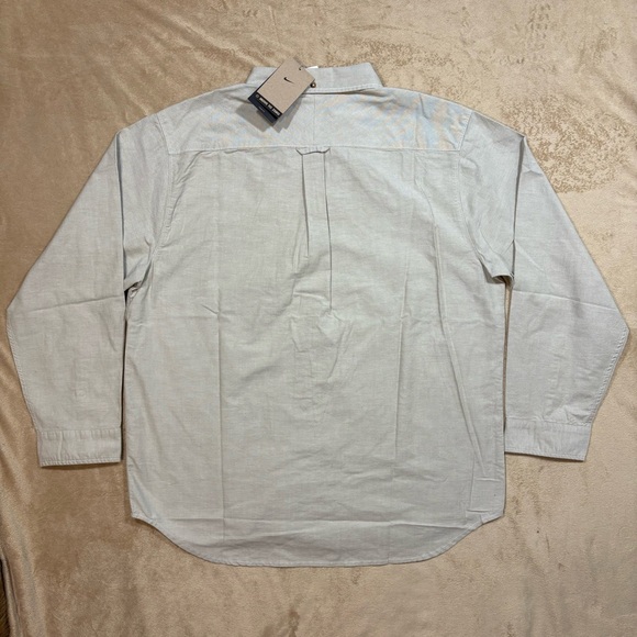 Nike Life Men's Oxford Long Sleeve Loose Button-Down Shirt Size L Workwear - Picture 6 of 9